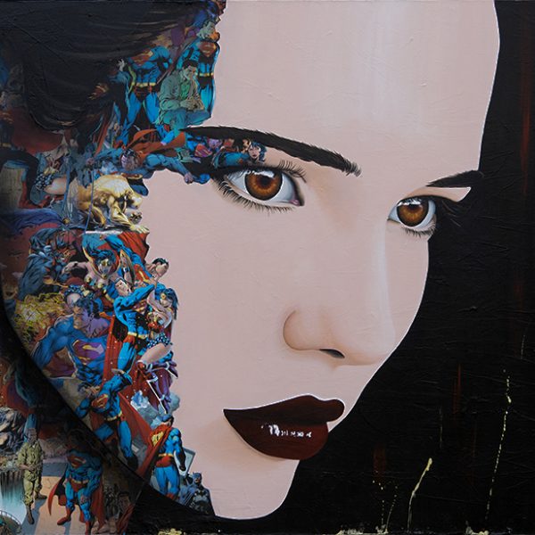 Rhytm | Collage and acrylic on canvas | 100 cm x 130 cm